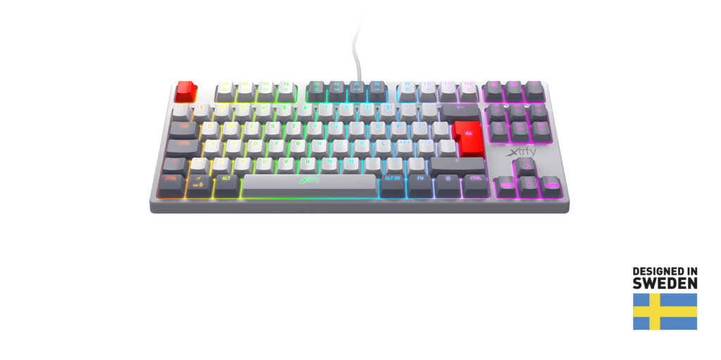 Xtrfy K4 RGB TKL Retro Edition Mechanical Gaming Keyboard [Swiss