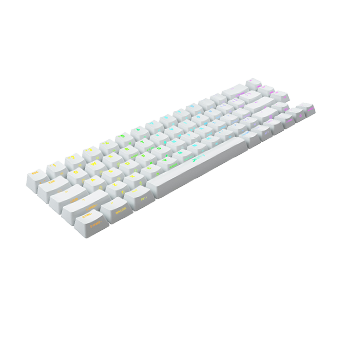 XTRFY K5 Compact Base Keycaps White