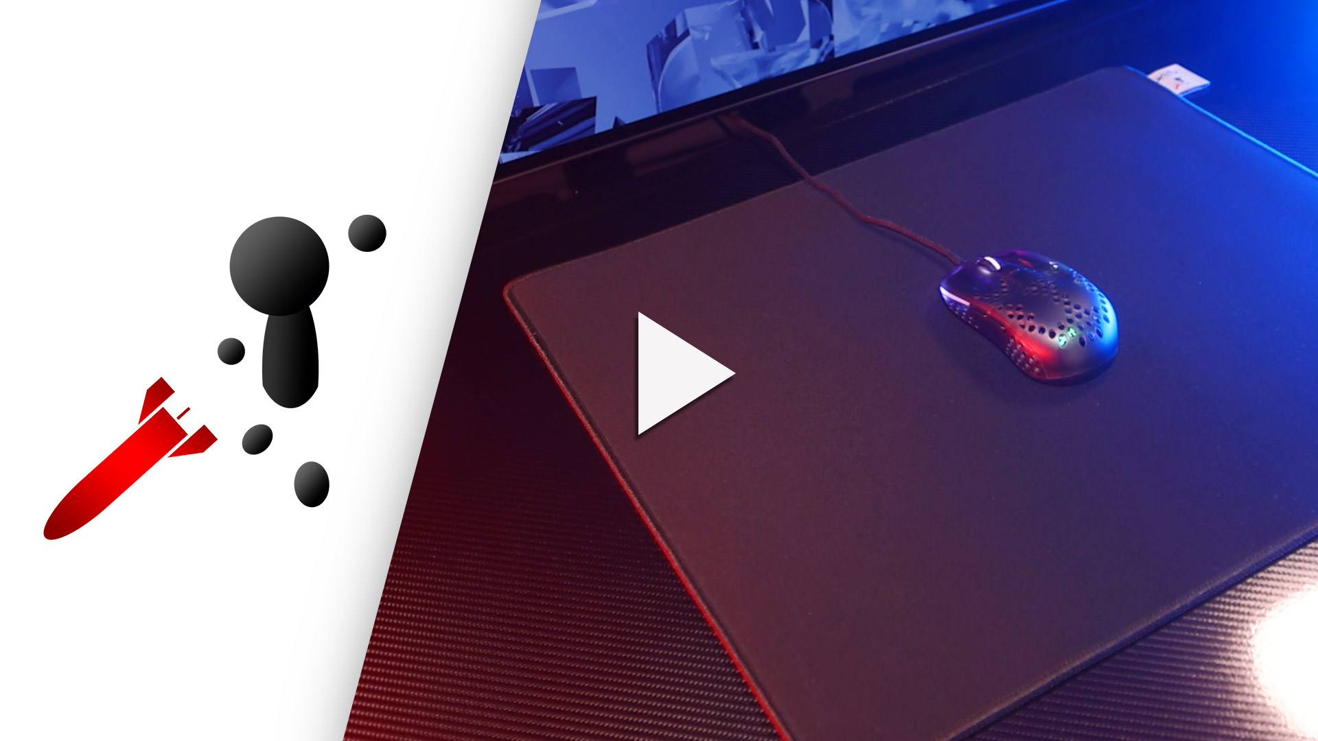 Xtrfy GPZ1 – Zy's Damage gaming mousepad by Rocket Jump Ninja