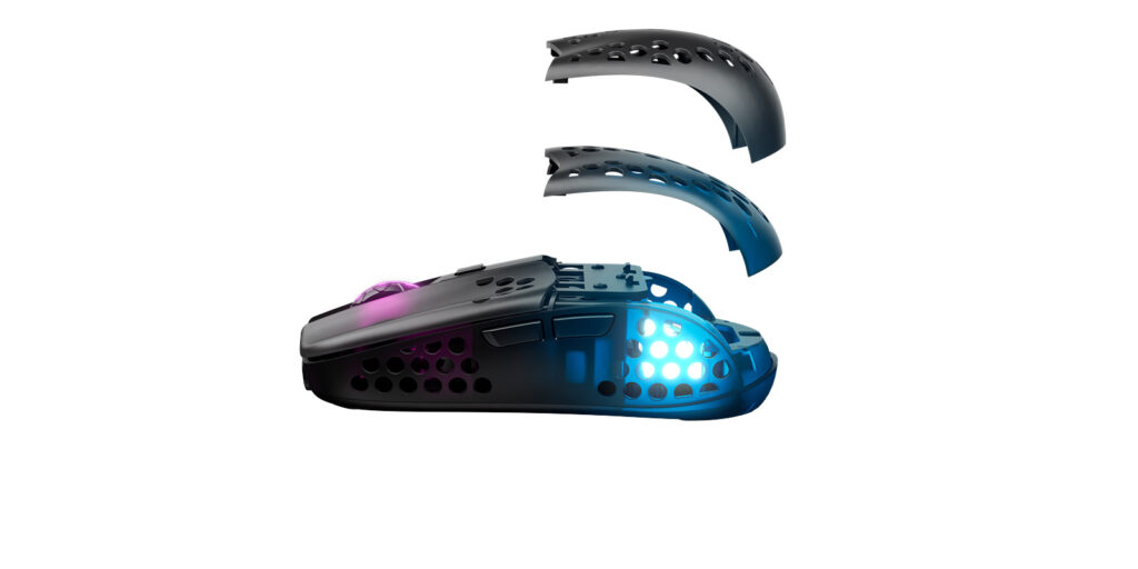 Souris de jeu sans fil Xtrfy MZ1 RVB blanche