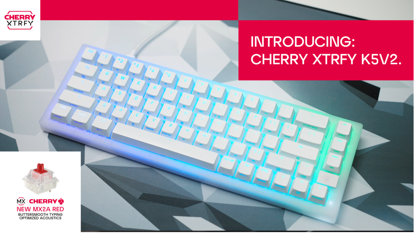 Introducing CHERRY XTRFY K5V2 keyboard – featuring brand new CHERRY MX2A  switches – CHERRY XTRFY