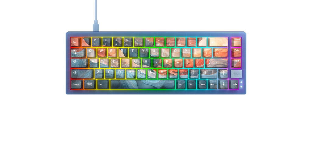 CHERRY XTRFY K5V2 COMPACT AMNIS BLUE PBT EDITION – CHERRY XTRFY