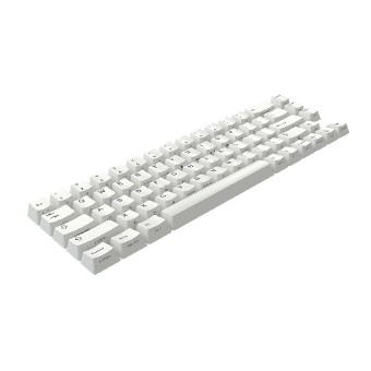 XTRFY K5 Compact Base PBT Keycaps White
