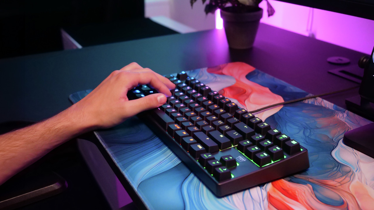 CHERRY XTRFY K4V2 TKL Black gaming keyboard