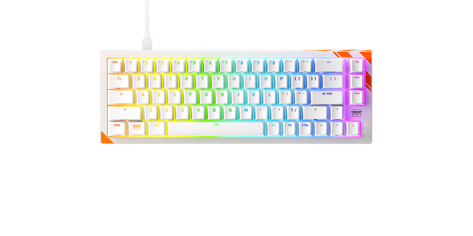 CHERRY XTRFY K5 PRO TMR COMPACT WHITE – CHERRY XTRFY
