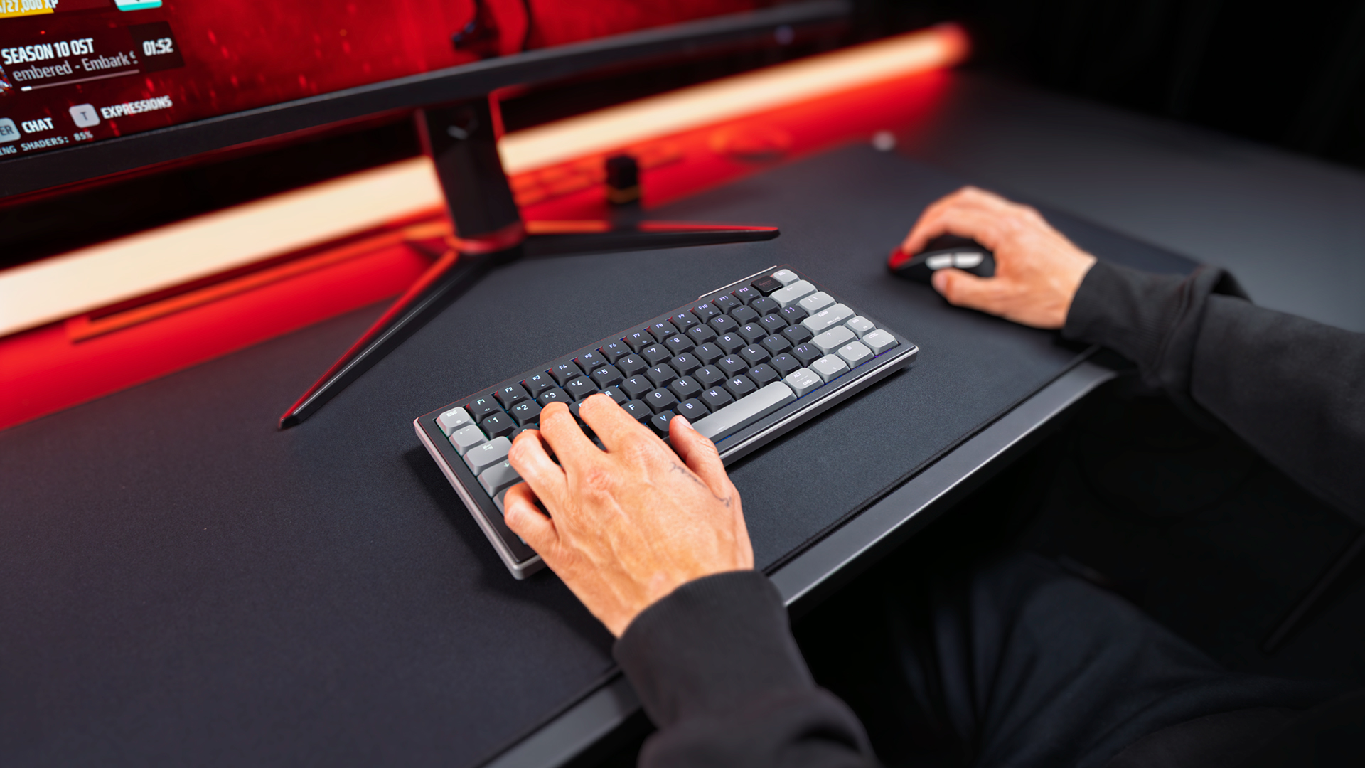 Low-profile gasket keyboard: CHERRY XTRFY K63W Pro Compact Ultra-Wideband